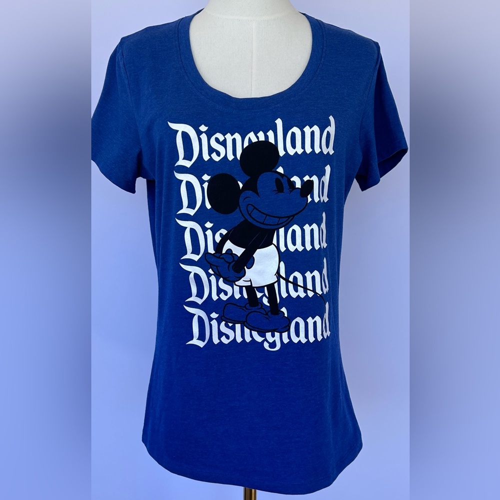 Disney Women’s Old School Mickey‎ Graphic Tee with Classic Script Size Medium